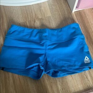 Reebok Women's Vibrant Blue Athletic Shorts